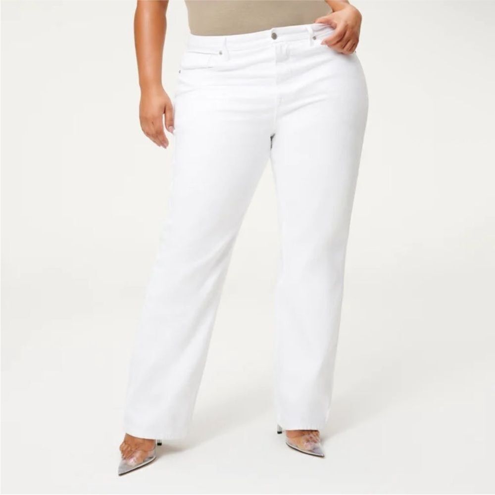 GOOD AMERICAN | NEW Good 90’s White Jeans Women’s Size 2/26